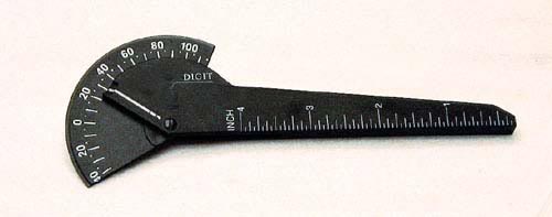Digit Plastic Goniometer 180o from the Goniometers collection