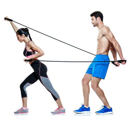 Cando Exercise Resistance Band Tubing w/Handle