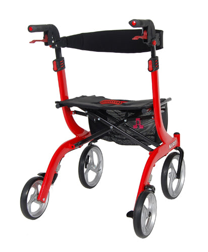 Nitro Rollator  Red or Black Walker with 10  Casters