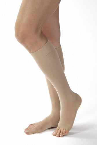 Jobst Opaque 30-40 K/H Open Toe Beige Small from the Jobst Opaque 30-40mmHg Knee collection