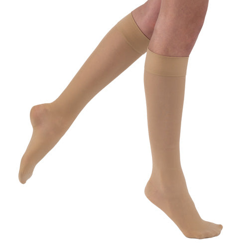 Jobst Ultrasheer 15-20mmHg Knee Hi Large (pr) Natural from the Jobst Ultrasheer 15-20 Knee Hi collection