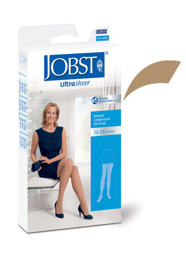 Jobst Ultrasheer 15-20 Thigh High Beige Medium from the Jobst Ultrasheer 15-20 ThighHi collection