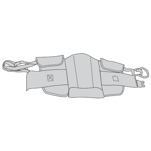 Sit-to-Stand Padded Sling Large-Nylon from the Patient Lifters, Slings, Parts collection