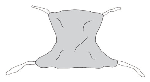 Patient Sling  Full Body Solid  Extra-Large  62  x 45 from the Patient Lifters, Slings, Parts collection