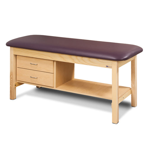 Flat Top Classic Series Treatment Table Shelf &Drawers from the Exam Tables-Treatment, Accesso collection