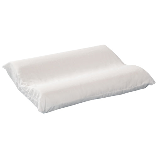 Contoured Foam Cervical Pillow Standard w/White Cover from the Cervical Pillows/Covers collection