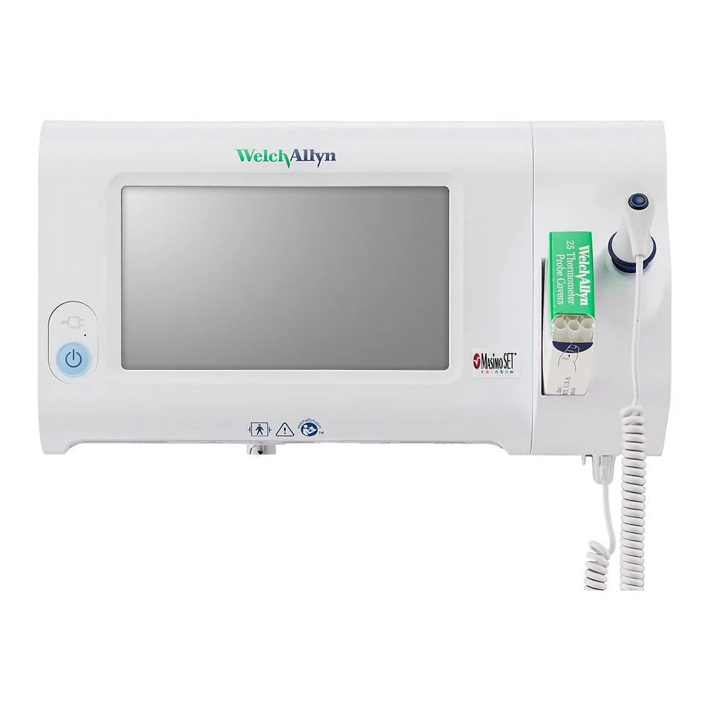 Welch Allyn medical monitor on a white background