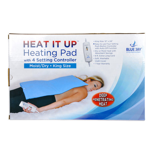 Heating Pad 12 x24   Moist/Dry 4 Position Switch  Auto-Off