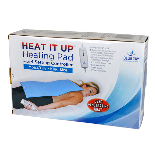 Heating Pad 12 x24   Moist/Dry 4 Position Switch  Auto-Off