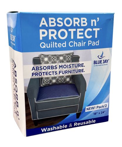 Reusable Absorbent Chair Pad 18  x 24   Pk/2  by Blue Jay