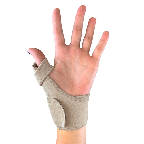 Blue Jay Adjustable Thumb Brace Support w/Stabilizing Stay Beige