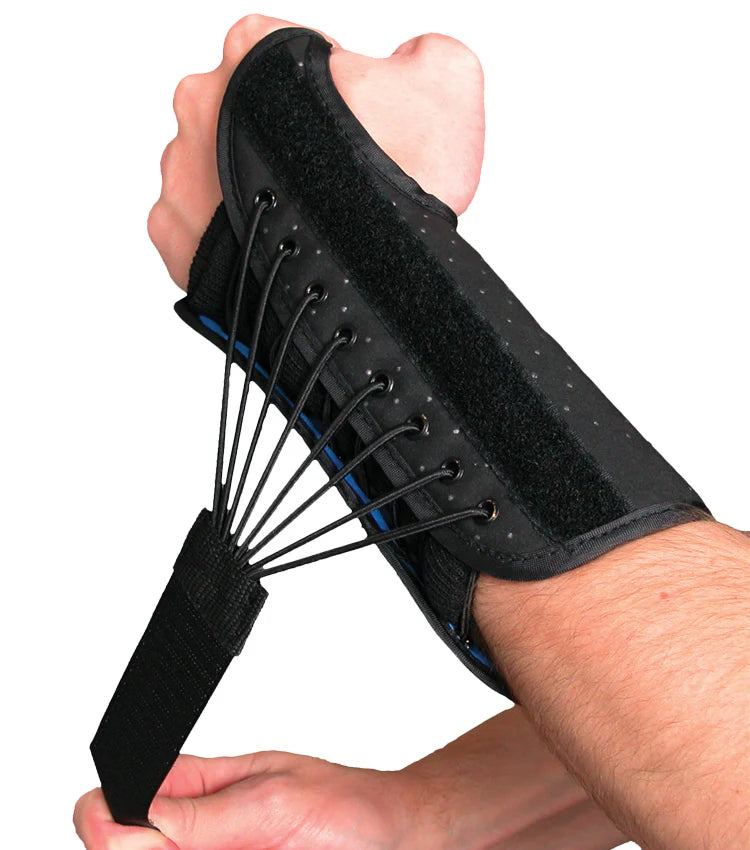 black bungee wrist brace 