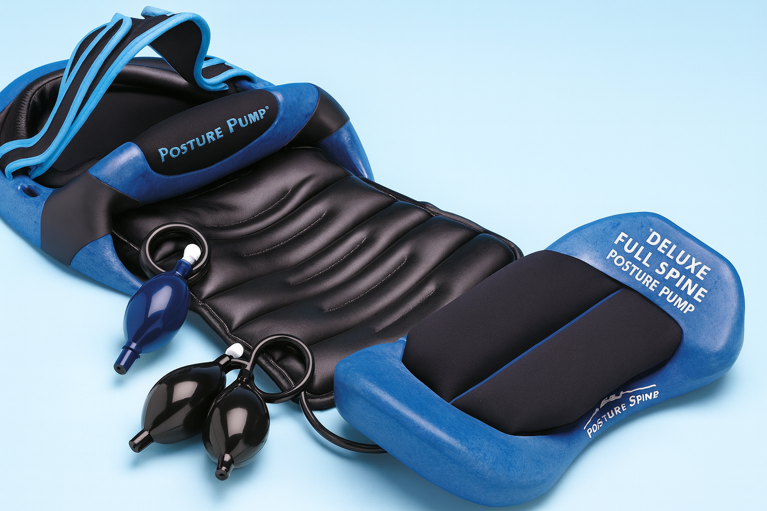 Deluxe Full Spine Posture Pump Blue Retail Model