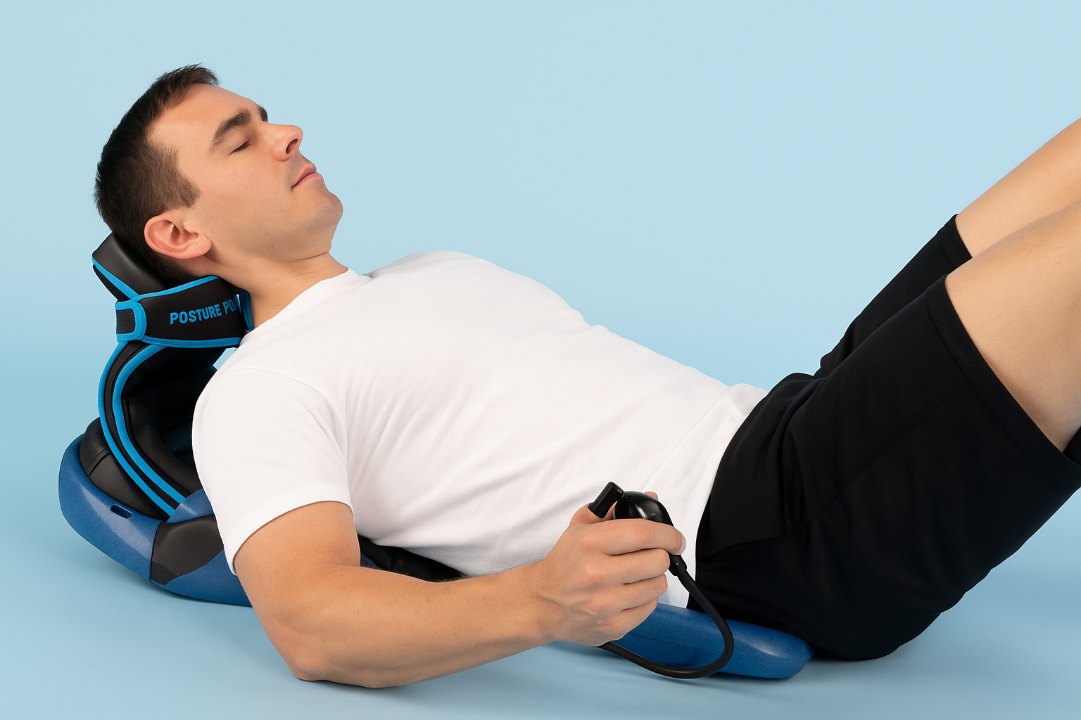 Deluxe Full Spine Posture Pump Blue Retail Model