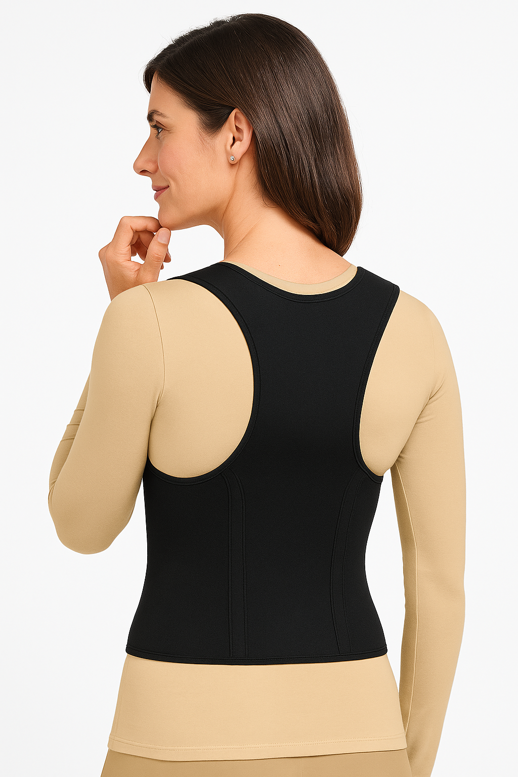 Original Cincher™ Female Back Support Black Back Brace