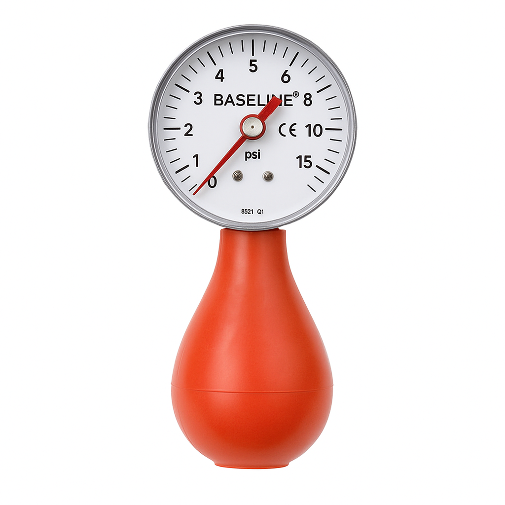 Pneumatic 15 PSI or 30 PSI Squeeze-Bulb Dynamometer
