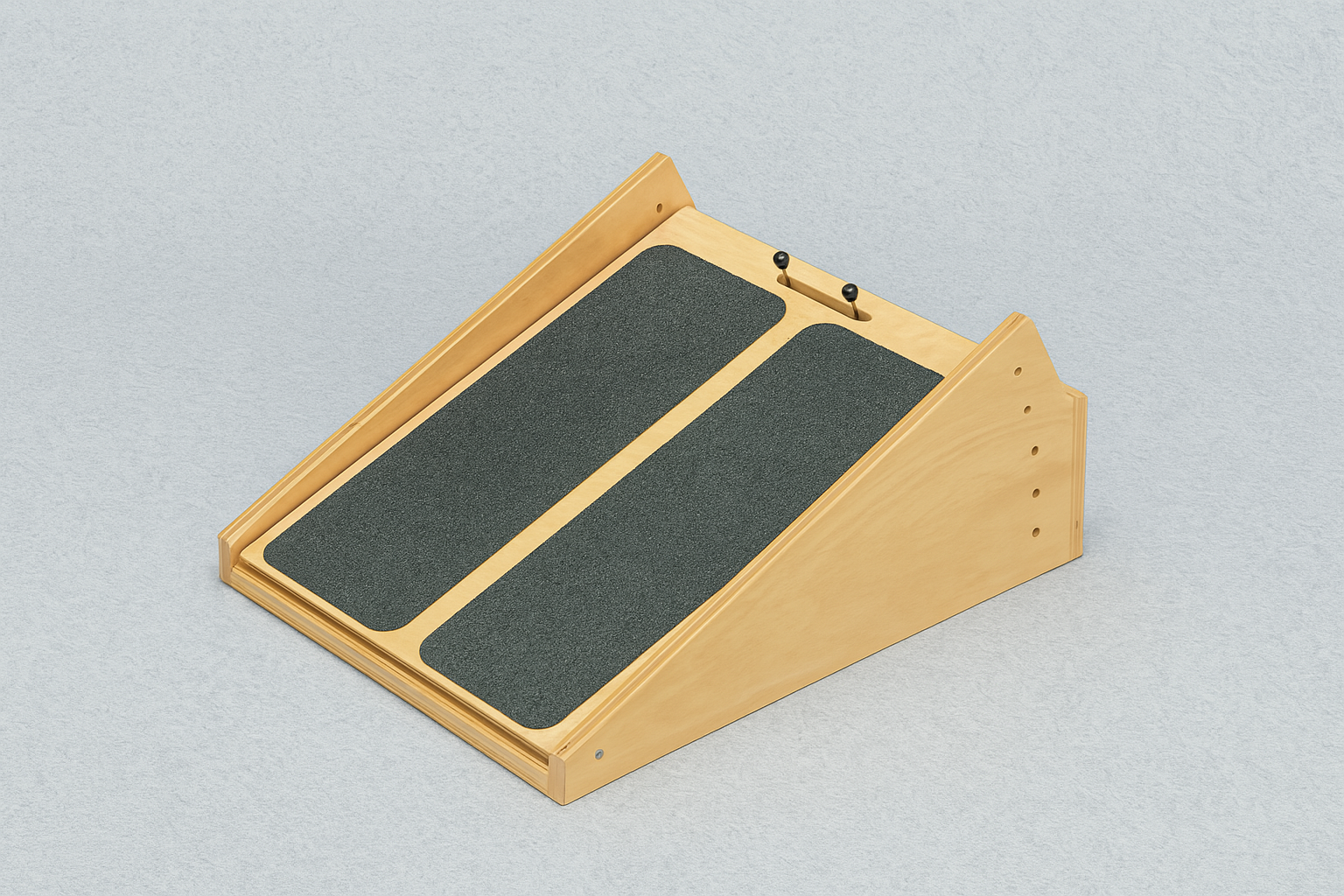 Adjustable Therapy Ramp with Spring-Loaded Handles