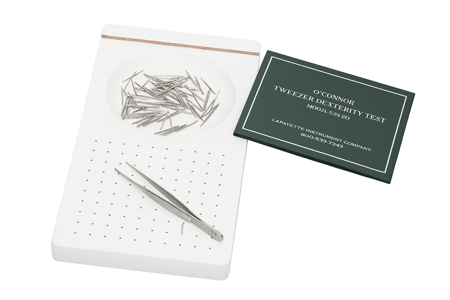 O'Connor Tweezer Dexterity Test Eye-Hand Coordination Assessment