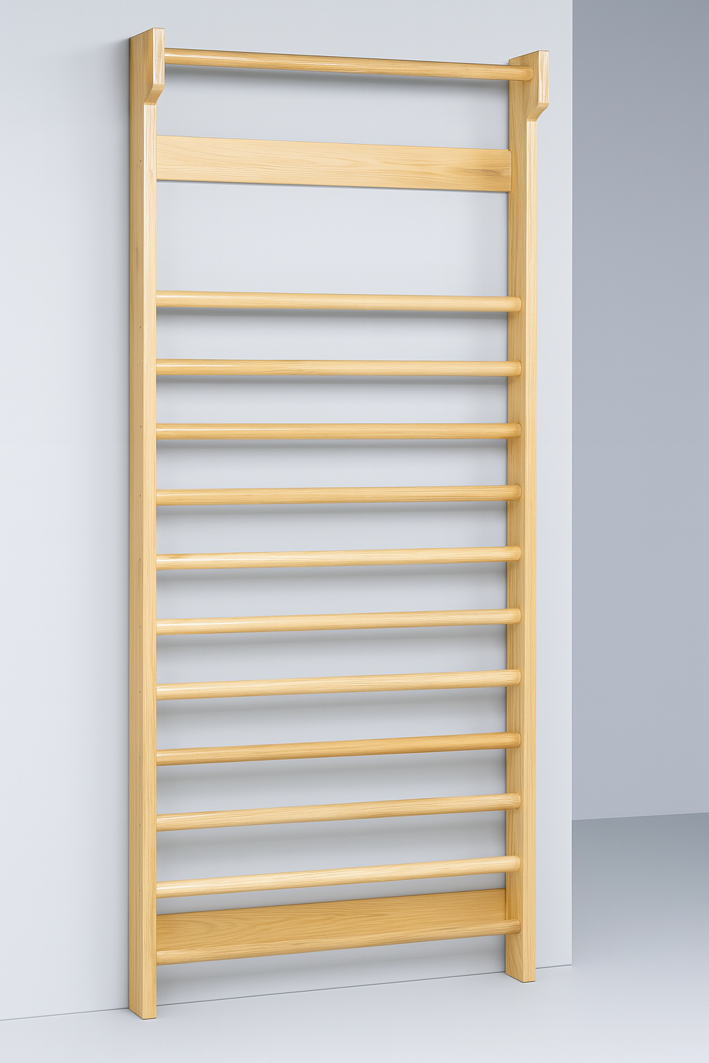 Stall Bars Hardwood Wall-Mounted Exercise Ladder (36" x 96")