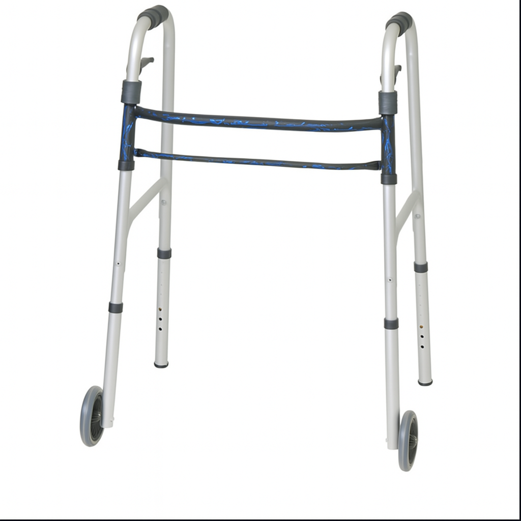 ProBsics Sure Lever Release Folding Walker Blue Flame