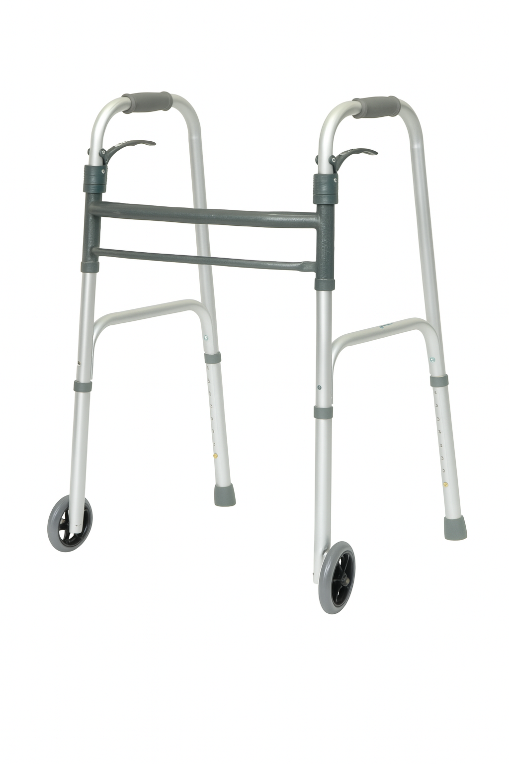 Folding Walker Trigger Release w/ 5" Wheels  Adult