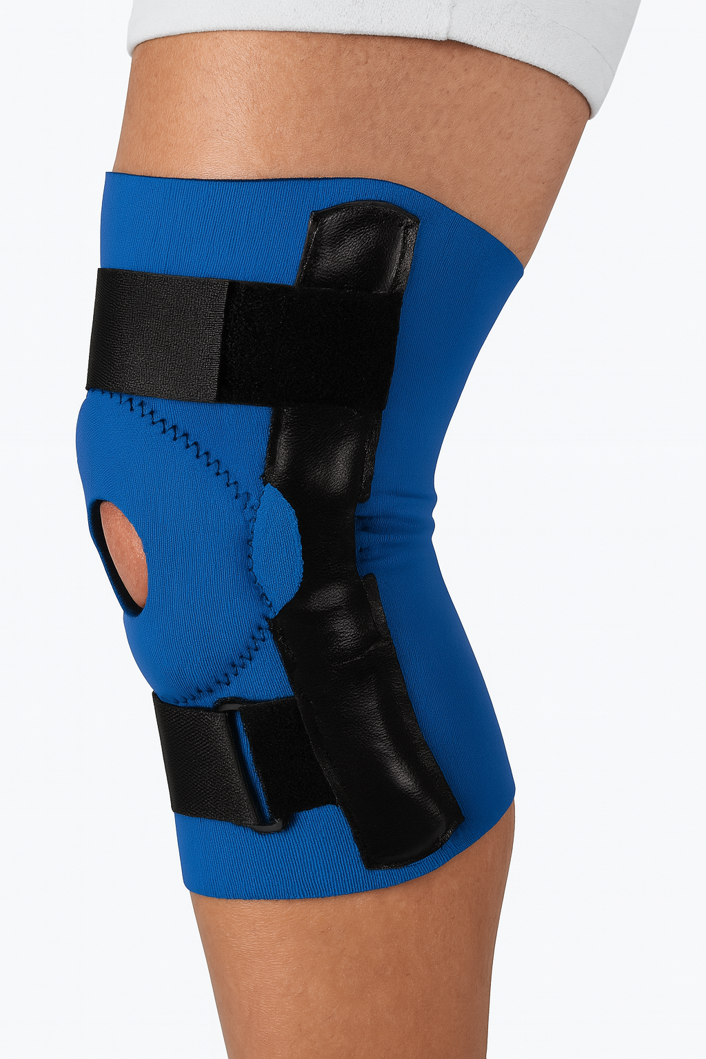 Neoprene Open Patella Hinged Knee Brace Sportaid