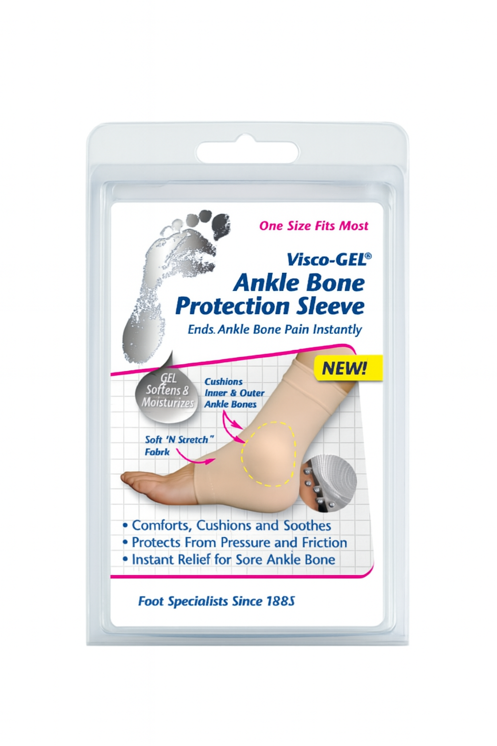 Visco-GEL Ankle Protection Sleeve (One size fits most)