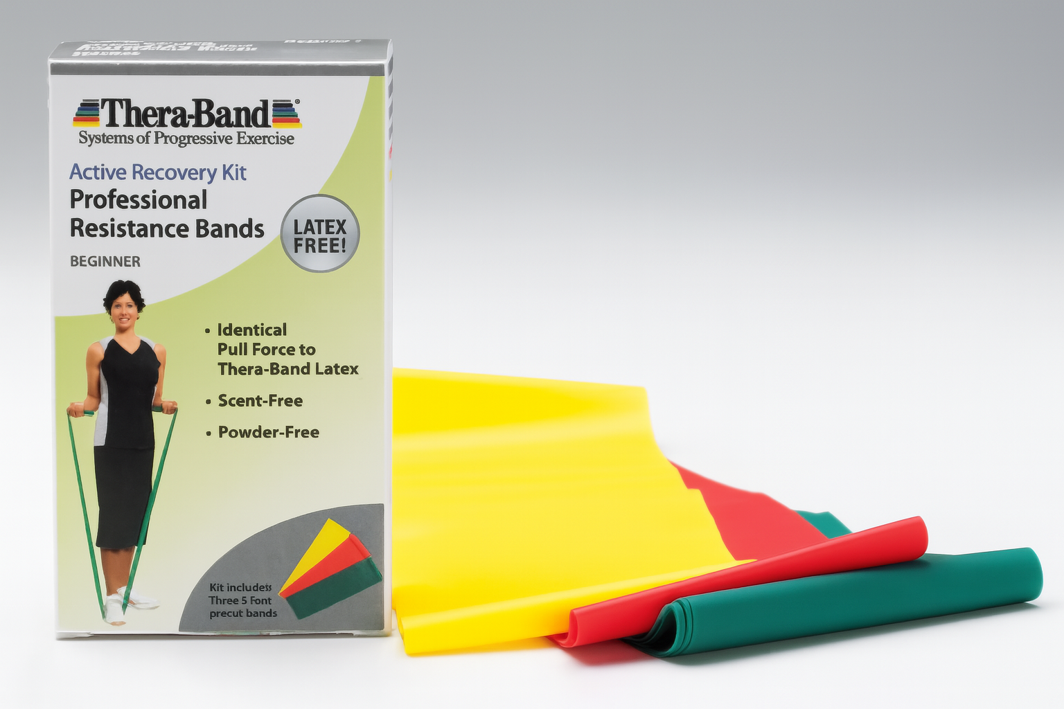 Thera-Band 5' Combo Pack- Light or Heavy  Latex-Free