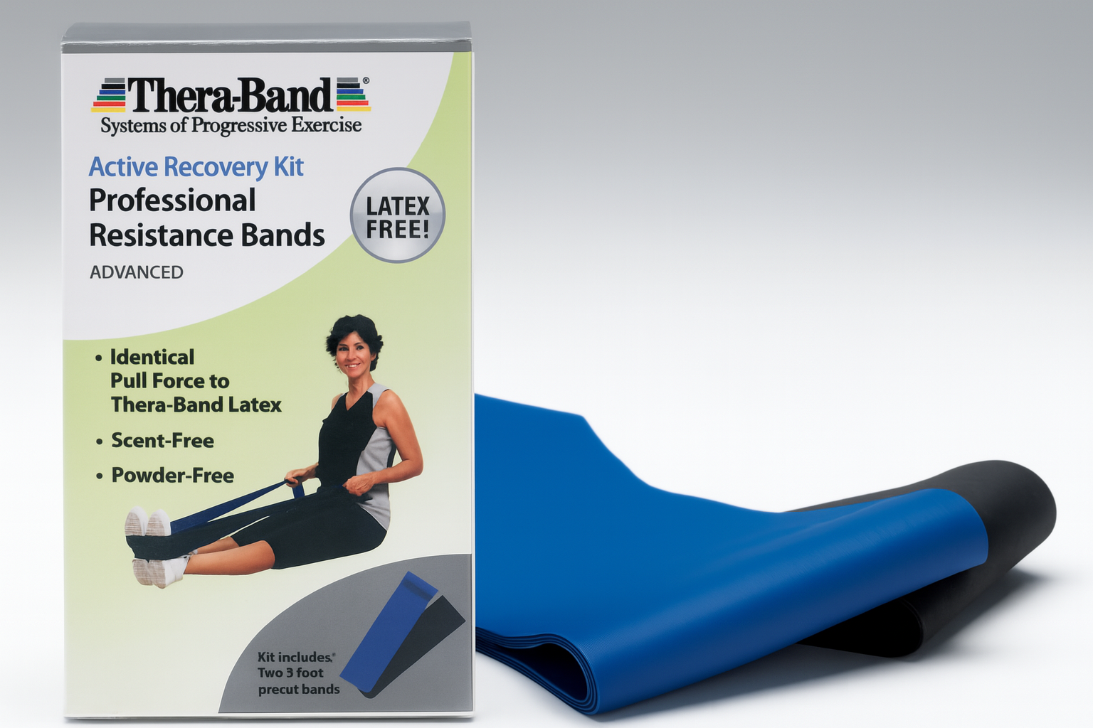 Thera-Band 5' Combo Pack- Light or Heavy  Latex-Free