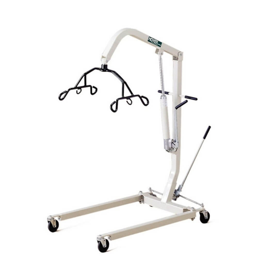 Medical patient lift on a white background
