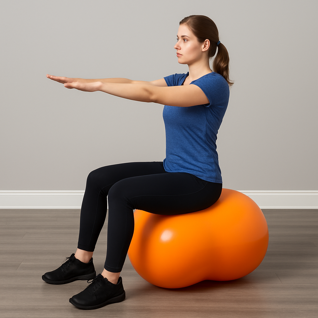 Exercise Saddle Roll Inflatable  CanDo