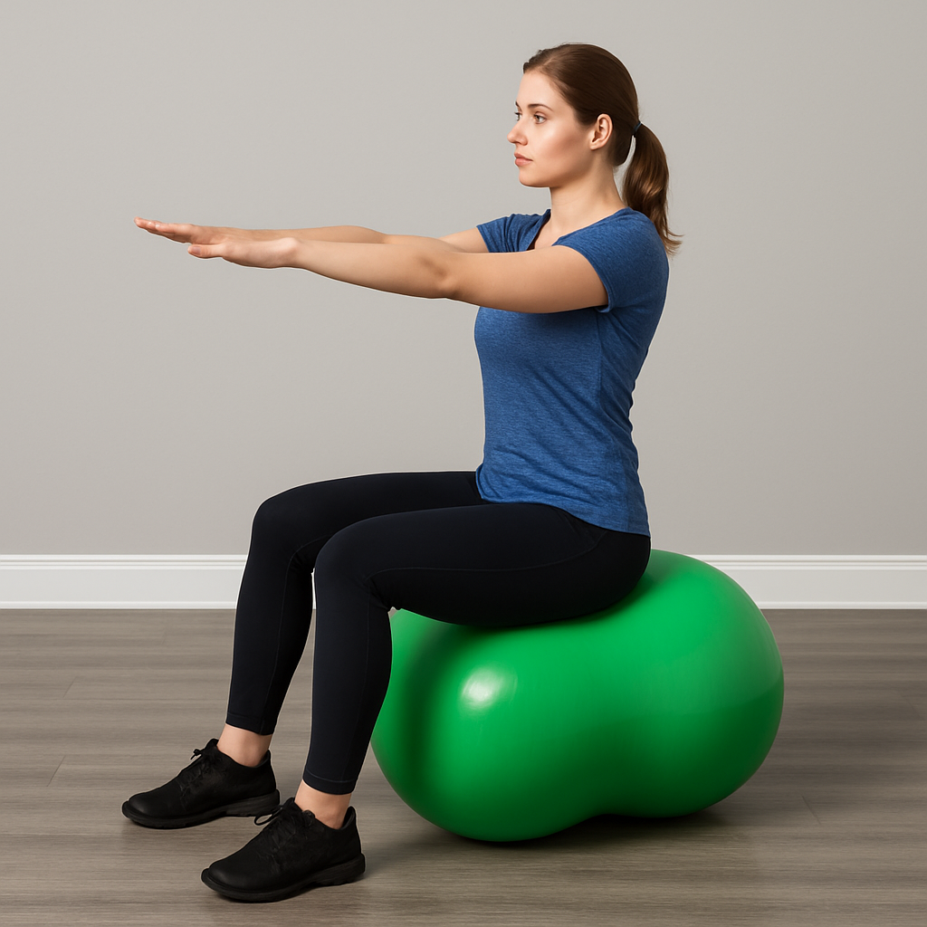 Exercise Saddle Roll Inflatable  CanDo