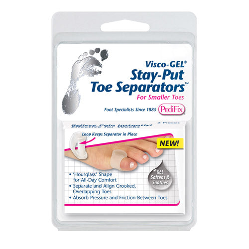 Visco-GEL Stay-Put Toe Separators (Pack of 2)