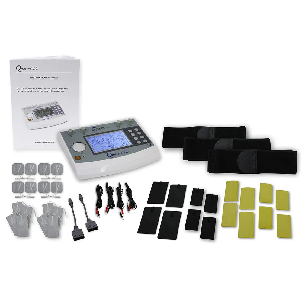 Quattro 2.5 Professional 4-Channel Electrotherapy Device by Richmar