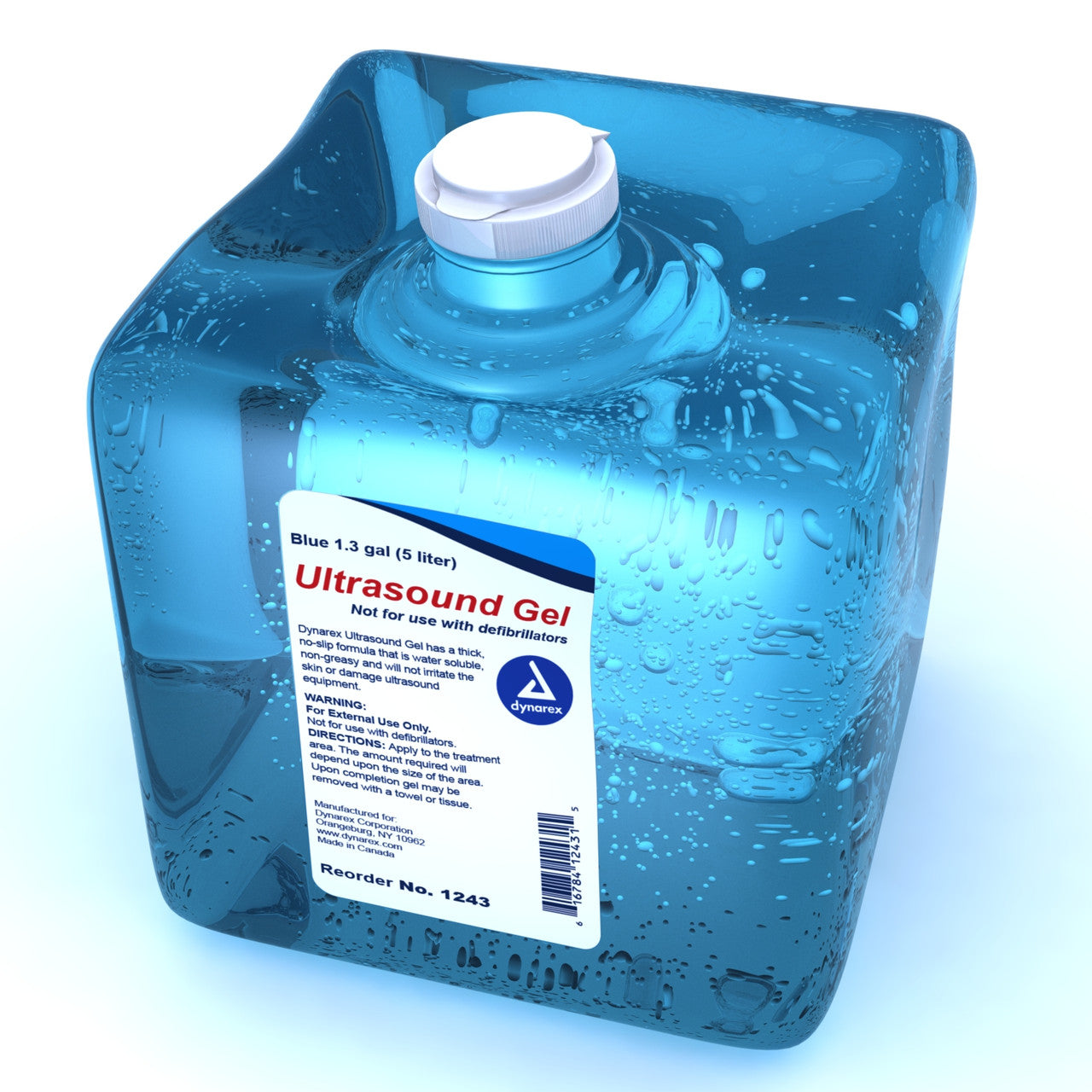 Dynarex Ultrasound Gel Multiple Sizes (Clear or Blue)