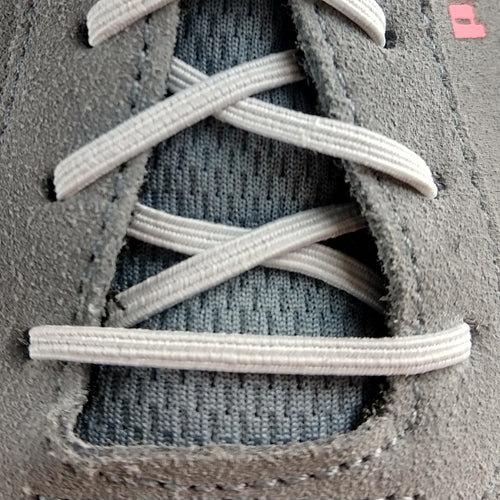 Fit To Be Tied Shoe Laces Elas-White 24  pr